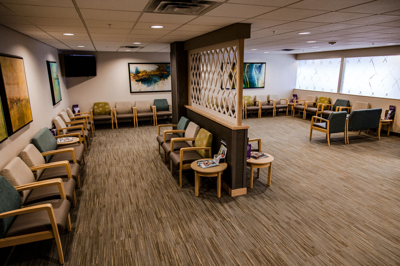 Medical office waiting area